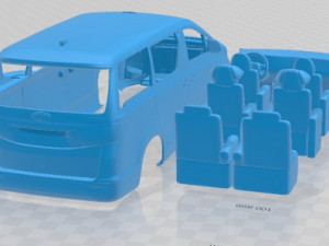 JAC Refine M6 2020 Printable Van 3D Baskı Modeli