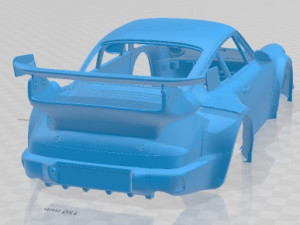 포르쉐 964 1990 인쇄용 차체 자동차 3D 프린트 모델