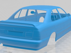 M5 E34 Turbo Printable Body Car 3D Baskı Modeli