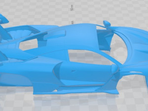 Mclaren Senna GTR 2020 Printable Body Car 3D Print Model