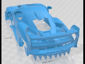 Mclaren Senna GTR 2020 Printable Body Car 3D Print Model