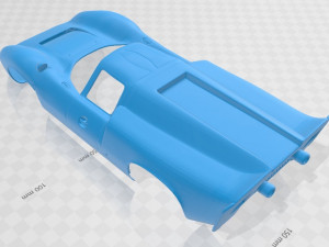 Lola MKIII T70 Printable Body Car 3D Принт Модель