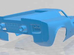 Lola MKIII T70 Printable Body Car 3D Принт Модель