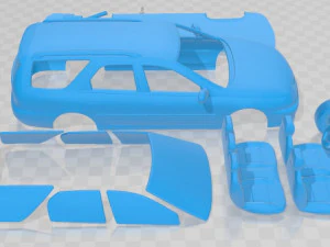 Renault Laguna Estate 1998 Printable Car 3D Print Model
