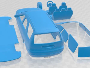 Renault Laguna Estate 1998 Printable Car 3D Print Model