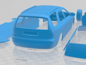 Renault Laguna Estate 1998 Printable Car 3D Print Model