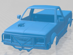 GMC Syclone 1991 Race Printable Body Car 3D Print Model
