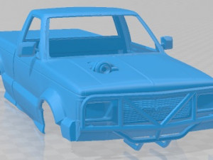 GMC Syclone 1991 Race Printable Body Car Modelo de impresión 3D