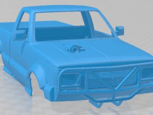 GMC Syclone 1991 Race Printable Body Car 3D Print Model