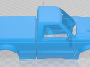 GMC Syclone 1991 Race Printable Body Car Modelo de impresión 3D