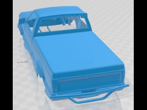 GMC Syclone 1991 Race Printable Body Car Modelo de impresión 3D