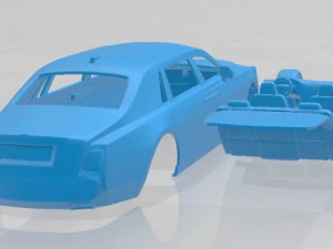 Phantom Extended Series II Printable Car 3D Print Model