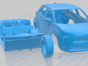 Toyota Yaris Cross 2021 Printable Car Modelo de impresión 3D