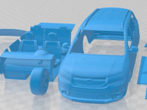 Carro para imprimir Lada Largus 2016 Modelo de Impressão 3D