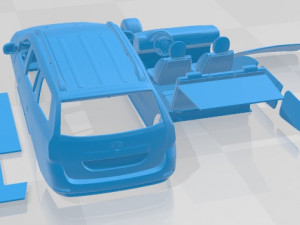 Lada Largus 2016 Printable Car 3D 프린트 모델