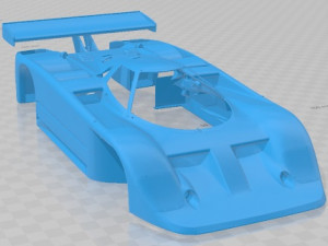 Nissan GTP ZX Turbo 1985 Printable Body Car Model do druku 3D