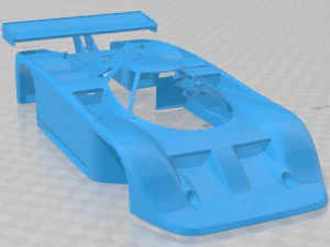 Nissan GTP ZX Turbo 1985 Printable Body Car 3D Print Model