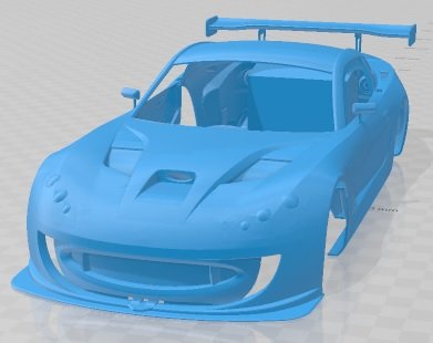 Ginetta G55 GT4 Cup 2011 Printable Body Car Modelo de impresión 3D .c4d .max .obj .3ds .fbx .stl .blend 