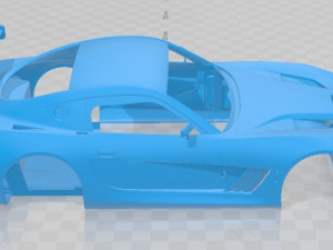 Ginetta G55 GT4 Cup 2011 Printable Body Car Modelo de impresión 3D