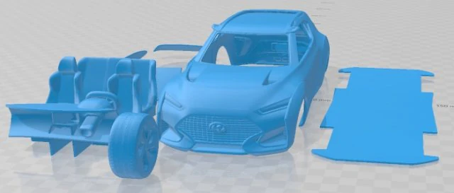 Hyundai Enduro Concept 2015 Printable Car 3D Print Model .c4d .max .obj .3ds .fbx .stl .blend 