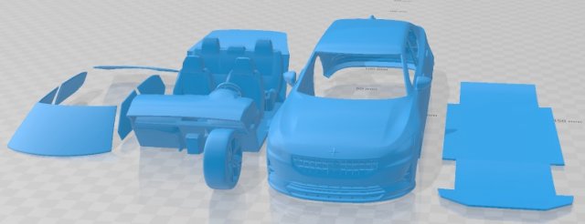 Polestar 2 2020 Printable Car Modèles 3D en vedette .c4d .max .obj .3ds .fbx .stl .blend
