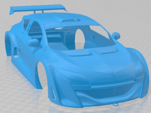 Renault Megane Trophy II Printable Body Car Model do druku 3D