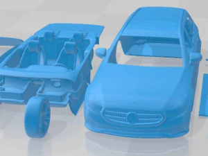 Coche imprimible Mercedes Benz Clase E Estate Basic 2021 Modelo de impresión 3D