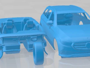 Mercedes Benz E Class Estate Basic 2021 Printable Car 3D Print Model