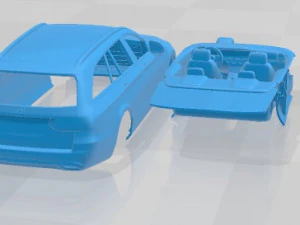 Mercedes Benz E Class Estate Basic 2021 Printable Car 3D Print Model