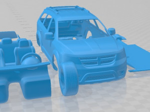 Dodge Journey 2011 Printable Car Modello di stampa 3D