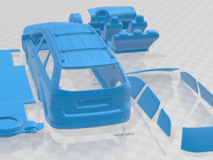 Dodge Journey 2011 Printable Car Modello di stampa 3D