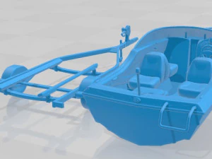 Bayliner Boat with Trailer 3D Print Model