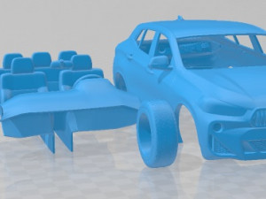 X2 M Sport 2018 Printable Car 3D प्रिंट मॉडल