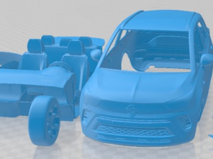 Opel Crossland 2021 Printable Car Modèles 3D en vedette