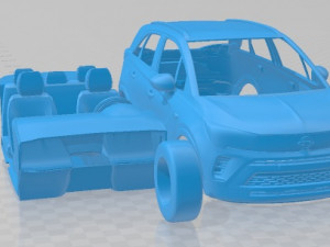 Opel Crossland 2021 Printable Car 3D Print Model
