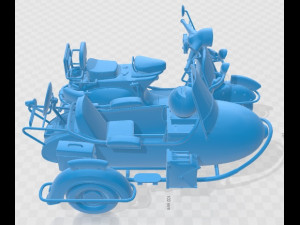 Tjapoeng Djotang 300 Printable Motorbike Model do druku 3D