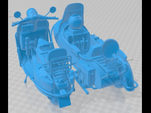 Tjapoeng Djotang 300 Printable Motorbike Model do druku 3D
