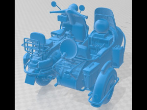 Tjapoeng Djotang 300 Printable Motorbike Model do druku 3D