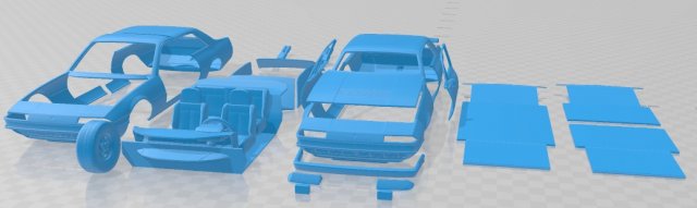 Ferrari 365 GT4 1972 Printable Car 3D 打印模型 .c4d .max .obj .3ds .fbx .stl .blend 