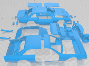 Ferrari 365 GT4 1972 Printable Car 3D 打印模型