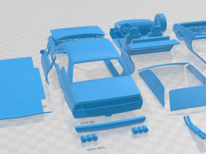 Ferrari 365 GT4 1972 Printable Car 3D 打印模型