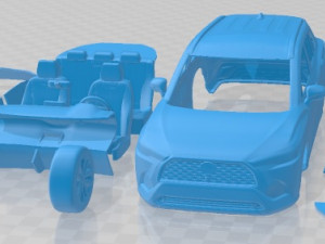 Toyota Corolla Cross 2021 Printable Car Modelo de impresión 3D