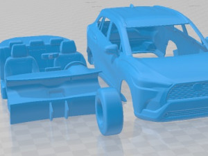 Toyota Corolla Cross 2021 Printable Car 3Dプリントモデル