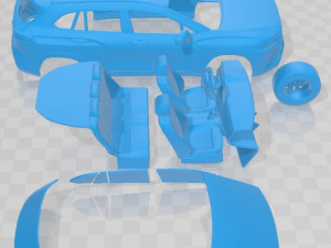 Toyota Corolla Cross 2021 Printable Car 3Dプリントモデル