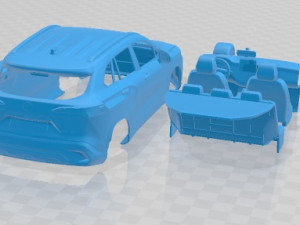 Toyota Corolla Cross 2021 Printable Car 3Dプリントモデル