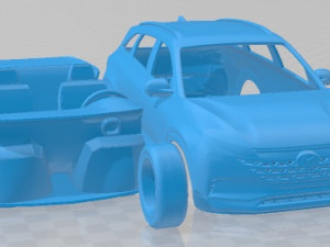 Автомобиль Hyundai Nexo 2020 для печати 3D Принт Модель