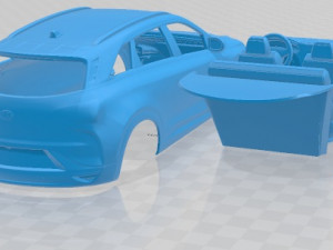 Автомобиль Hyundai Nexo 2020 для печати 3D Принт Модель