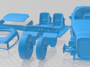 1933 Hot Rod Printable Car 3D Print Model