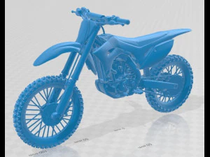 Kawasaki KX 450 Printable Motorbike 3D Print Model