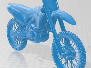 Kawasaki KX 450 Printable Motorbike 3Dプリントモデル